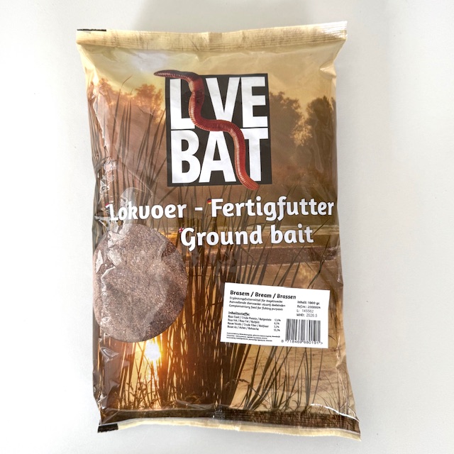 Live Bait lokvoer Brasem 1 kg.